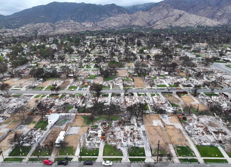 LA wildfire damage
